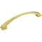 Jeffrey Alexander 160 mm Center-to-Center Brushed Gold Arched Roman Cabinet Pull 944-160BG - alternate 1